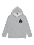 Chrome Hearts
cross-patch zip-up hoodie