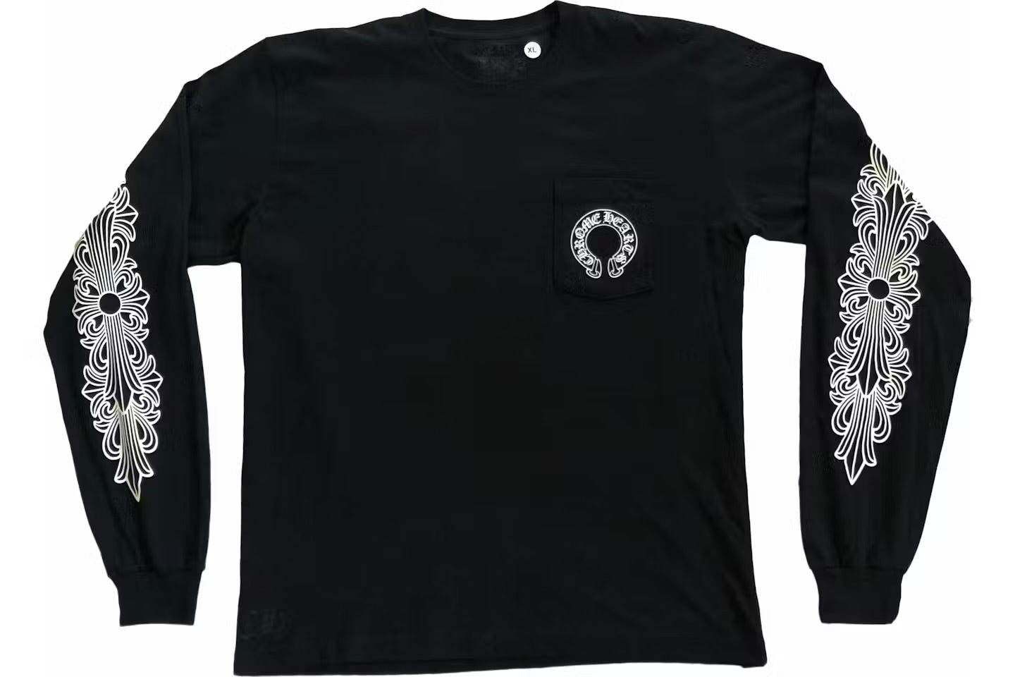 Chrome hearts horseshoe floral thermal T-shirt