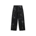 Balenciaga Mud Show Baggy Graffiti Denim Jeans