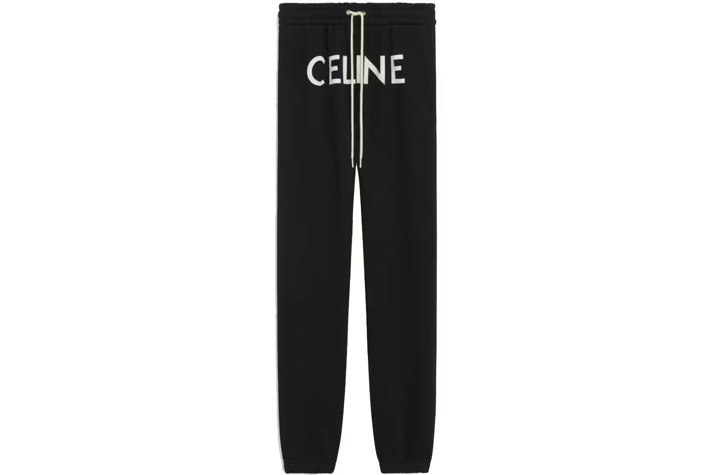 Celine Track Pants In Cotton Fleece