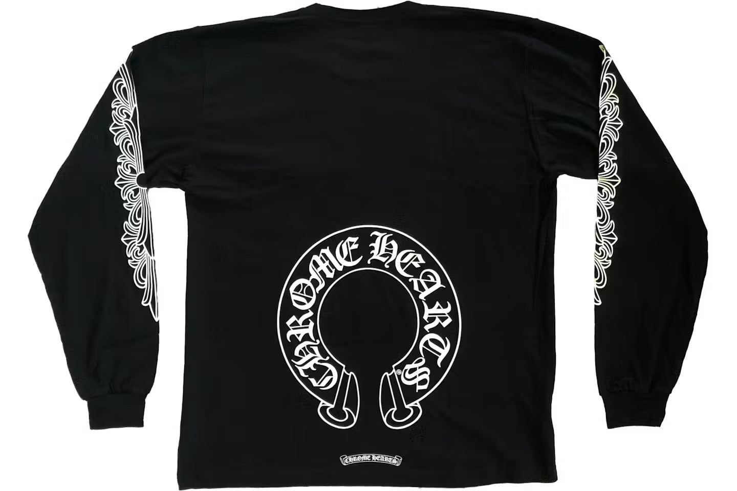 Chrome hearts horseshoe floral thermal T-shirt