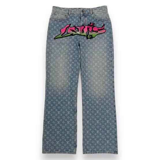 LV Graffiti Jeans