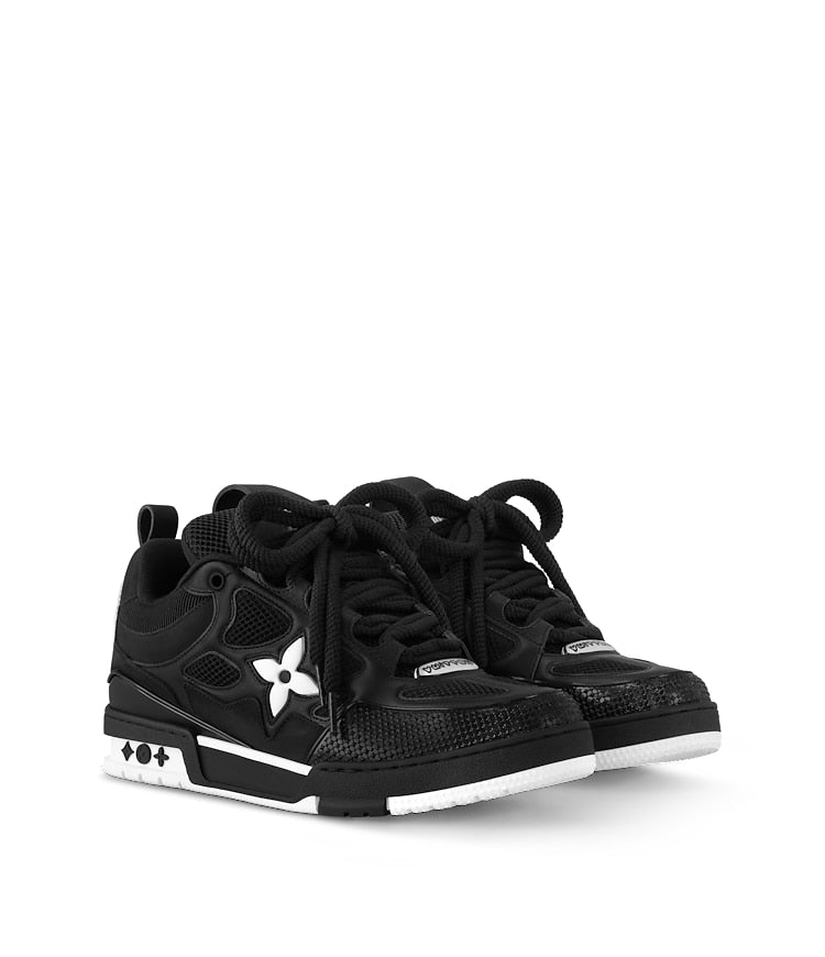 LV Skate Sneaker - Black White